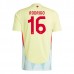 Seconda Maglia Rodrigo 16 Spagna Euro 2024